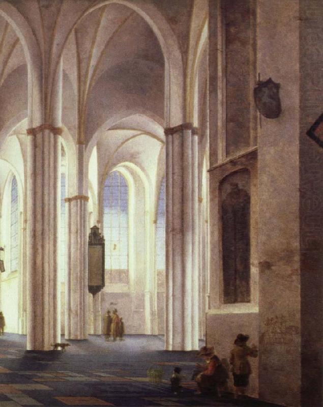 Pieter Saenredam the lnterior of the buurkerk at utrecht oil painting picture